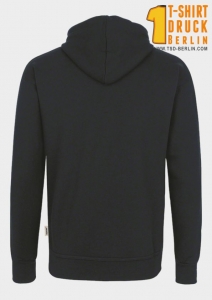 Hakro-Kapuzen-Sweatshirt in Schwarz