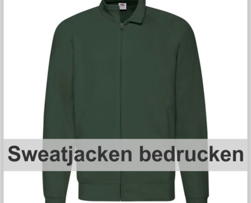 Sweatjacken bedrucken