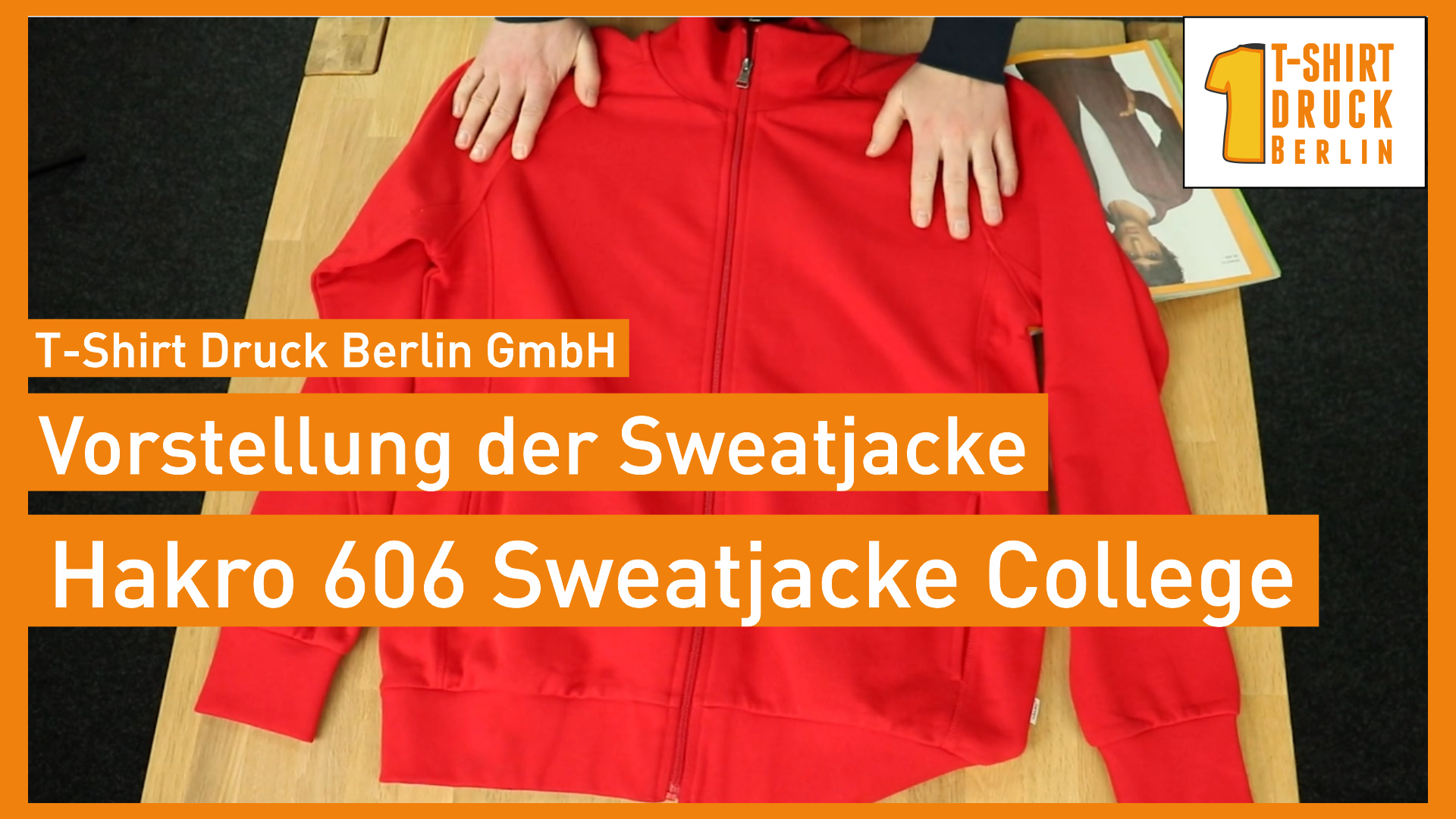 Vorstellung: Hakro 606 Sweatjacke College